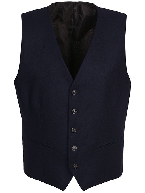 Shdone Myloiver Navy Waistcoat - Simple